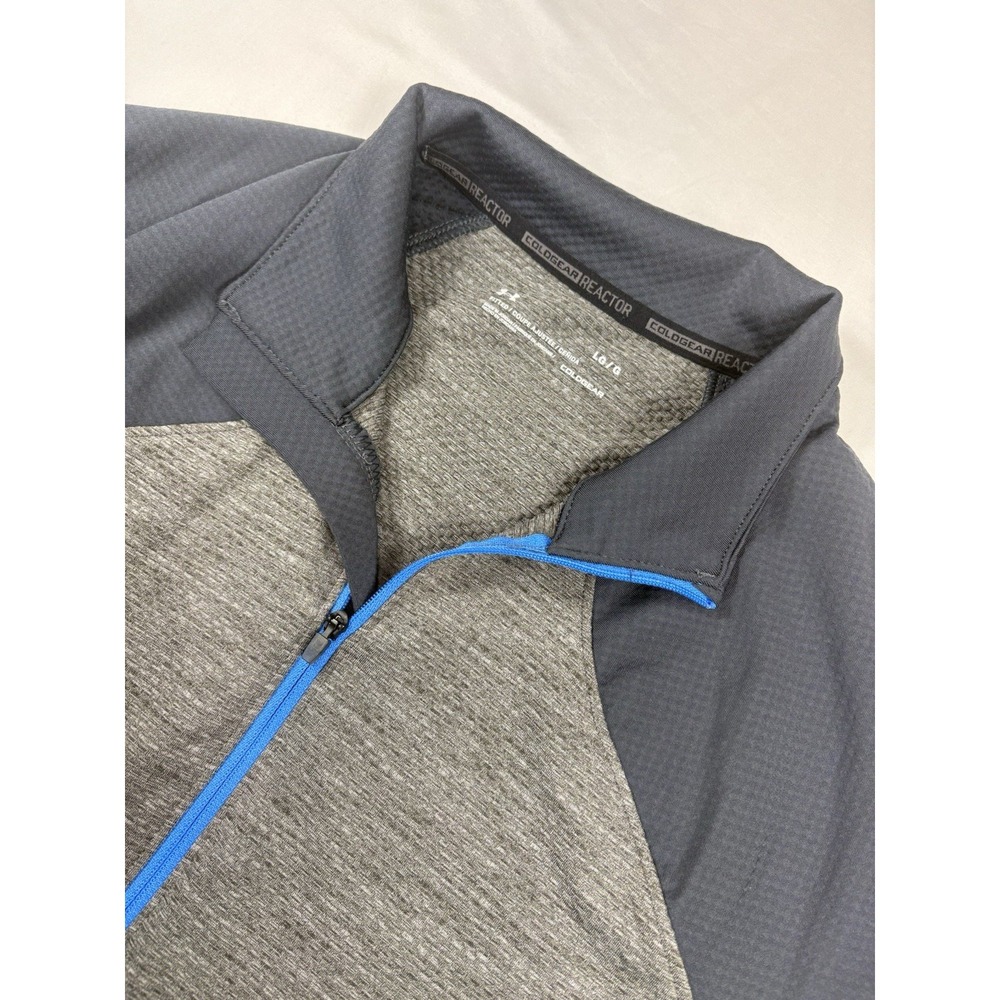 Under Armour Cold Gear Reactor Fitted 1/2-zip Pullover Women's Large Grey